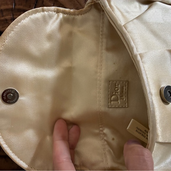 Dior Parfums Small Toiletry Bag Gold - Vintage Rare Authentic - Picture 6 of 9
